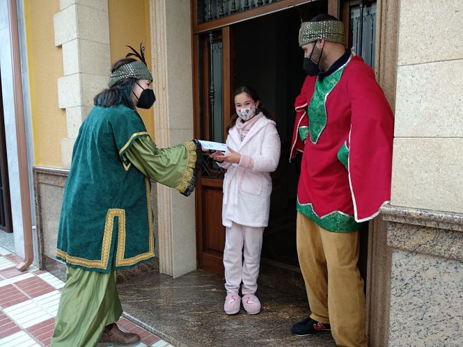 Una niña de Huétor Tájar reciben su `cita previa` con los Reyes Magos para mañana (AYTO. HUÉTOR TÁJAR) 