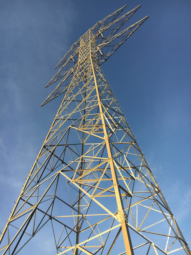 Torre para la línea 400 kV (EILKO BRUGGERS) 