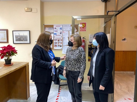 Imagen de la visita de Sandra, García a Albuñol (DELEGACIÓN DEL GOBIERNO) 