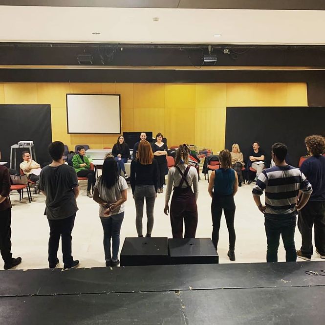 Clase del laboratirio de actores (JUNTA)