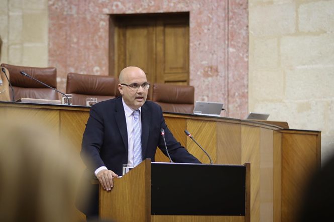 Raúl Fernández, parlamentario andaluz de Ciudadanos (CS)