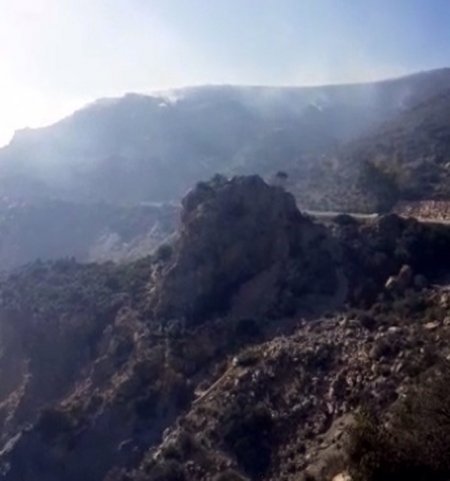 Incendio en Gualchos (INFOCA) 