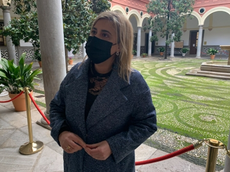 La concejal del PSOE en el Ayuntamiento de Granada, Nuria Gutiérrez (PSOE)