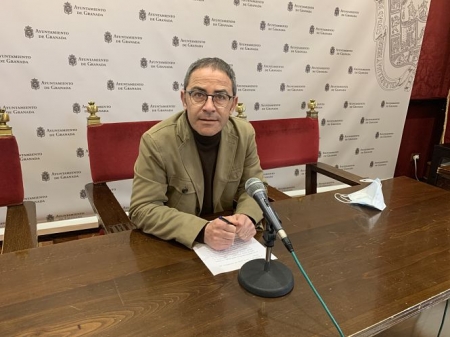 El concejal del PSOE en el Ayuntamiento de Granada, Miguel Ángel Fernández Madrid (PSOE) 