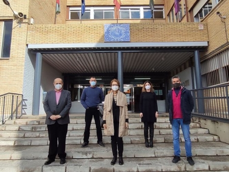 Ana Berrocal ha visitado el IES Mariana Pineda (JUNTA) 