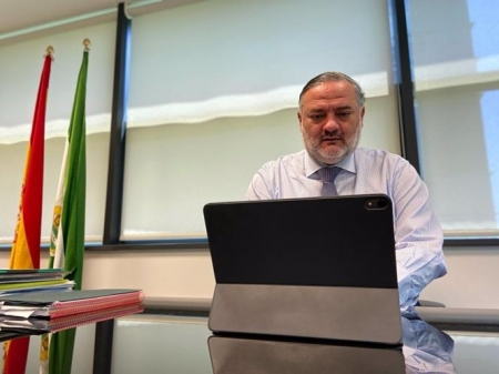 El delegado del Gobierno andaluz en Granada, Pablo García, en imagen de archivo (PP)