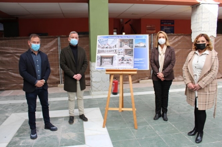 Imagen de la visita a las obras (AYTO. MOTRIL) 