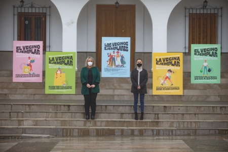 La alcaldesa de Las Gabias, María Merinda Sábada, junto a la concejala de Medio Ambiente, Nuria Sánchez (AYTO. LAS GABIAS)