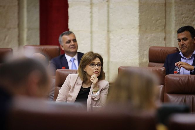 La parlamentaria andaluza de CS, Mar Sánchez (CIUDADANOS)