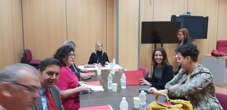 La fiscal Superior de Andalucía, Ana Tárrago, en la reunión de Algeciras con los fiscales Antidroga de Andalucía (FISCALÍA SUPERIOR DE ANDALUCÍA) 