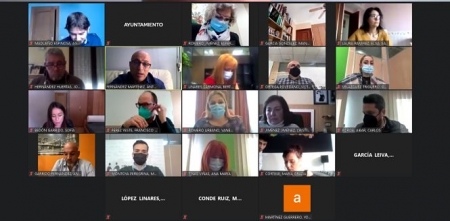 Imagen del pleno telemático (AYTO. MARACENA) 