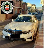 Imagen del coche recuperado (AYTO. ARMILLA) 