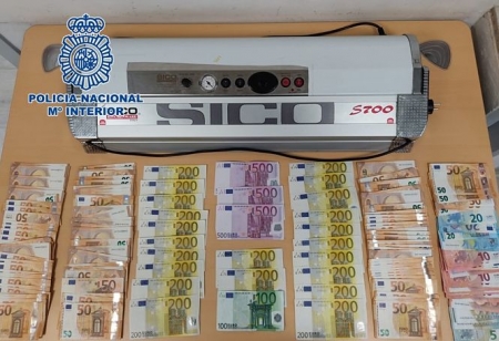 Dinero intervenido en las operaciones (POLICIA NACIONAL)