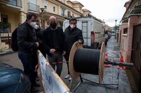 Instalación de fibra óptica en Ogijares (AYTO. OGIJARES)