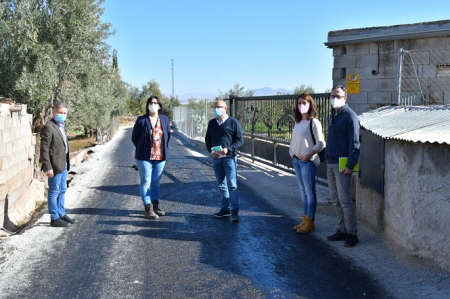 Maria José Martín ha visitado el camino RURAL (JUNTA) 