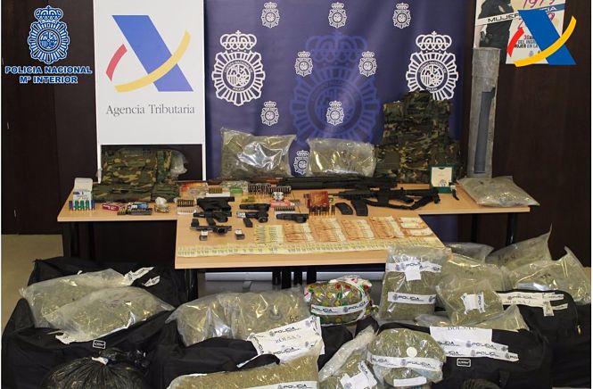 Efectos intervenidos en la operación Abate (POLICÍA NACIONAL) 