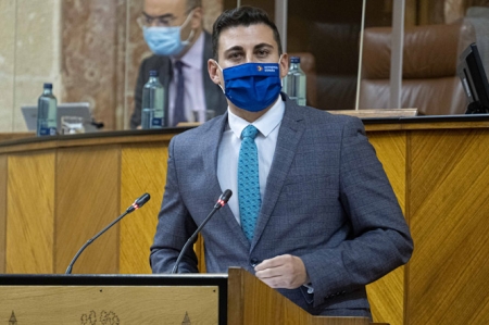 El parlamentario andaluz del PP, Rafael Caracuel (PP) 