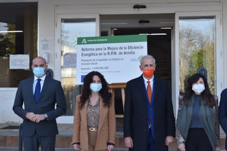 La Consejera de Igualdad, Rocío Ruiz, ha visitado las obras de la residencia (JUNTA)