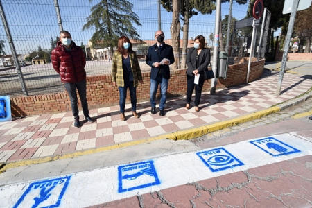 Pasos de peatones para personas con espectro autista (R. MARTÍNEZ / DIPGRA)