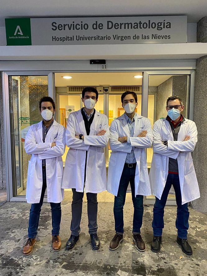 Los, dermatólogos autores de esta investigación (JUNTA DE ANDALUCÍA) 