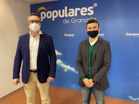 Antonio Díaz y Jorge Saavedra durante la rueda de prensa (PP)