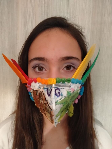 Una de las mascarillas ganadoras (AYTO. VEGAS DEL GENIL)