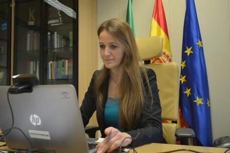 La Delegada de Empleo, Virginia Fernández (JUNTA)