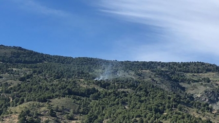 Lugar donde se ha producido el incendio (INFOCA) 