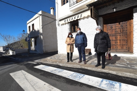 Paso de peatones accesible en Pampaneira (DIPUTACIÓN)