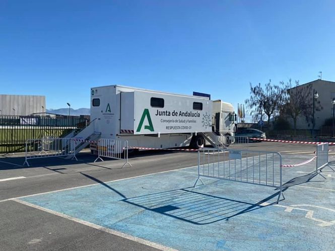 Lugar donde se realizó el cribado masivo (AYTO. VEGAS DEL GENIL) 