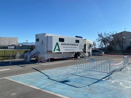 Lugar donde se realizó el cribado masivo (AYTO. VEGAS DEL GENIL) 