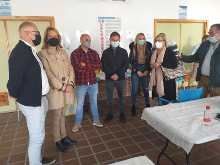 Inicio de las vacunaciones en el Pabellón de Motril (AYTO. MOTRIL)