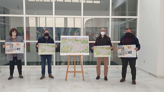 Presentación de los planos turísticos de Santa Fe (AYTO. SANTA FE)