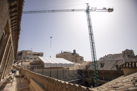 Obras de restauración del Hospital de San Juan de Dios en Granada (ANTONIO L. JUÁREZ/ORDEN DE SAN JUAN DE DIOS)