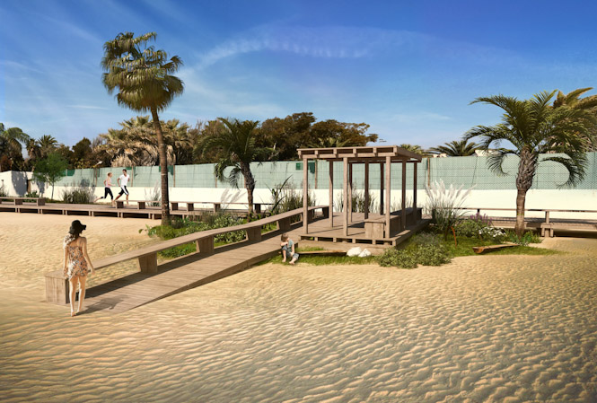 Recreación virtual de Villa Astrida (AYTO. MOTRIL)