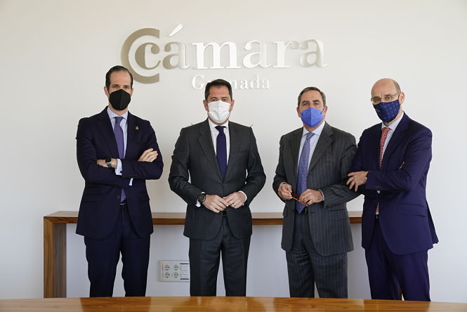 Imagen de la reunión celebrada en la Cámara de Comercio (CÁMARA COMERCIO)