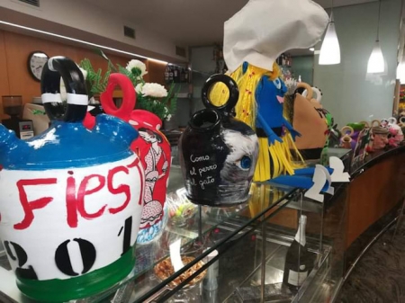 algunos de los tradicionales pipos que cada año se preparan con motivo de las fiestas de San José en Monachil (AYTO. MONACHIL)