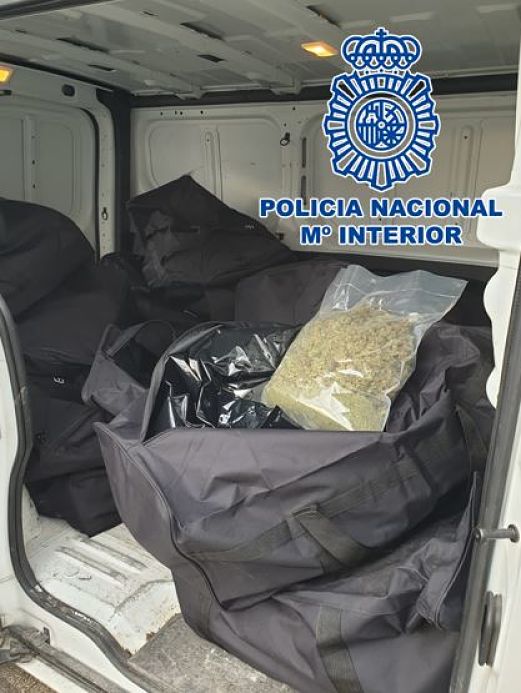 Imagen de la marihuana incautada (POLICIA NACIONAL)