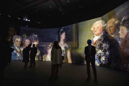 Presentacion de la exposición inmersiva INGOYA en el palacio de congresos de Granada Lunes 22 de marzo del 2021 Granada, Andalucía, España (ANTONIO L JUÁREZ / EXPOSICIÓN INGOYA) 