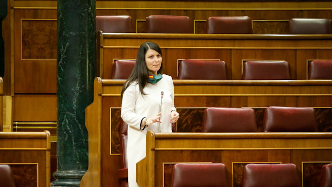 Macarena Olona en el Congreso de los Diputados (VOX)