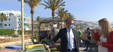 El Delegado de turismo, Gustavo Rodríguez ha visitado Gualchos-Castell de Ferro (JUNTA)