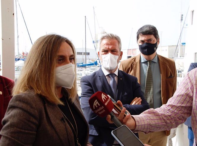 La consejera de Fomento, Infraestructuras y Ordenación del Territorio, Marifrán Carazo (PUERTO) 