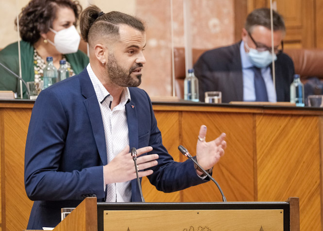 Intervención de Jesús Fernández en el Parlamento de Andalucía (IU)