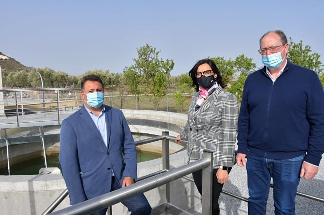 Visita a las obras de la depuradora de Zújar (JUNTA)