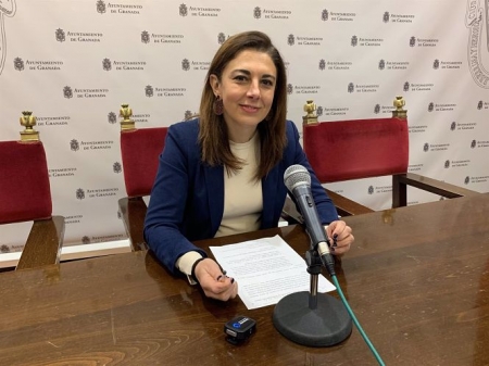 La concejal del PSOE en el Ayuntamiento de Granada, Raquel Ruz (PSOE)