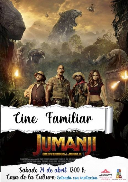 Cartel de cine familiar (AYTO. ALBOLOTE)