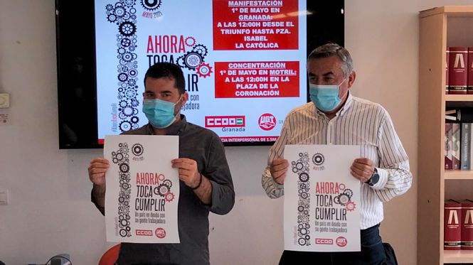 Sindicatos han presentado la manifestación por el 1 de Mayo (UGT)
