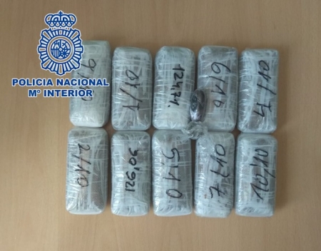 Hachís incautado (POLICÍA NACIONAL) 