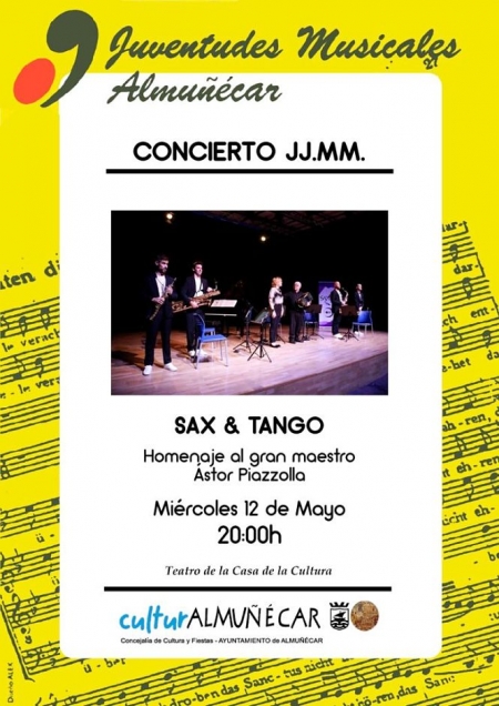 Cartel del concierto (AYTO. ALMUÑÉCAR)