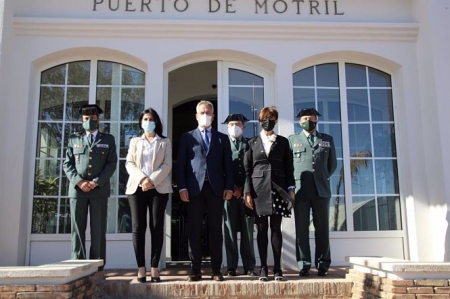 La directora general de la Guardia Civil, María Gámez, ha visitado el Puerto de Motril para reunirse con su presidente, José García Fuentes (PUERTO DE MOTRIL) 